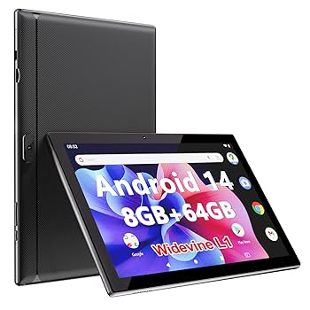 Amazon.com : Tablet Android 14, Tablets 10 inch 8GB RAM+